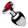 Booty Sparks Plug bijou Heart Gem Rouge 7 x 3.4 cm